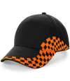 B159 Grand Prix Cap Black / Orange colour image